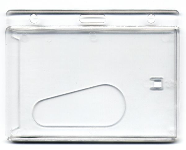 Hartplastik-Kartenhalter horizontal